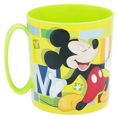Image of Stor 44204 Micro Mug 350 ml Mickey Mouse Disney Watercolours,Black