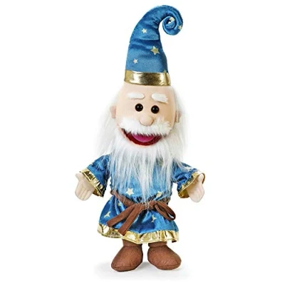 Image of SiLLy puppets Wizard, Magical Merlin, Hand Puppet, 40cm