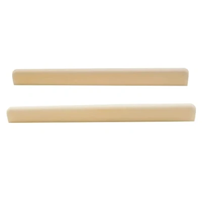 Image of Musiclily 6 String Classical Guitar Bone Saddle,DJ 04 80x3x9/8mm (2 Pieces)