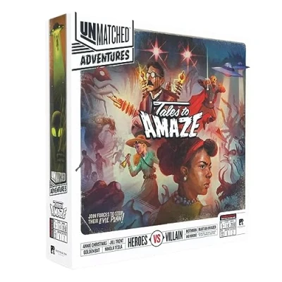 Image of Iello Unmatched Tales to Amaze Board Game Ages 9+ 1 4 Players 60 Minutes Playing Time