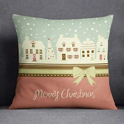 Image of Bonamaison Decorative Cushion Cover, Throw Pillow Case, Polyester, Multicolor, 45x45 cm
