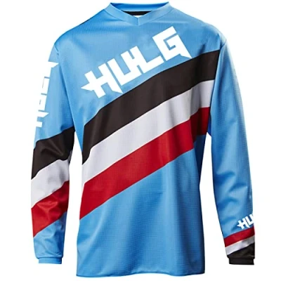 Image of Men&#039;s Cycling Jersey MTB Tops,MX Lightweight Materials,Breathable Material,Mountain Bike Long Sleeve Breathable Comfortable Soft Moisture Wicking (Color 09,XXL)