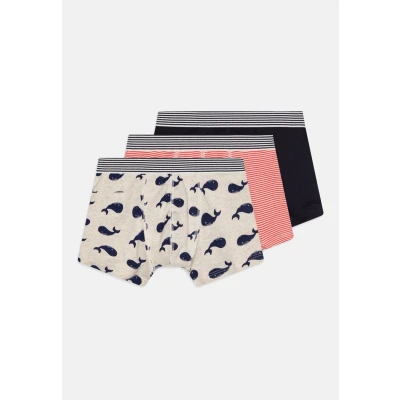 Image of Petit Bateau KIDS 3 PACK Pants for kids, Size: 12y, Smoking/montelimar/medieval/ spi/marshmallow