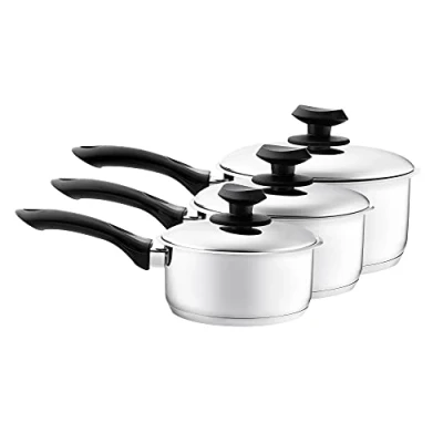 Image of Stainless steel collection Set of COOKWARE, Mixed