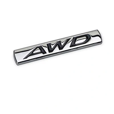 Image of Dsycar 3D Metal AWD Logo Emblem Tailgate Side Sticker Badge Car Decals (#1)
