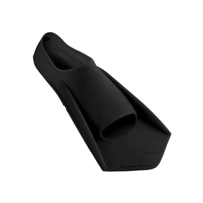 Image of arena Powerfin Swimming Pool Training Fins, Adult 100% Silicone Comfortable Short Fins