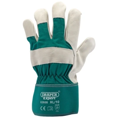 Image of Draper Premium Leather Gardening Gloves, Extra Large