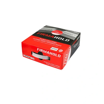 Image of TIMCO CPLT90P FirmaHold Collated Clipped Head Nails Trade Pack Part Ring Shank FirmaGalv + 3.1 90mm Box of 2200