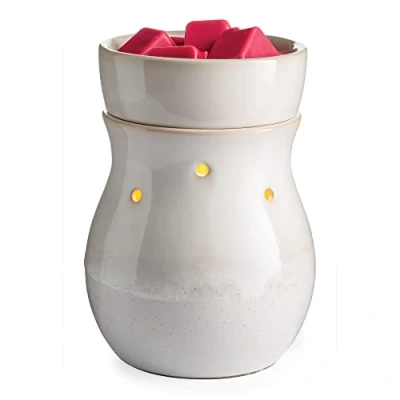 Image of Illumination Fragrance Warmer Wax Melts Oil Burner Frosted Farmhouse