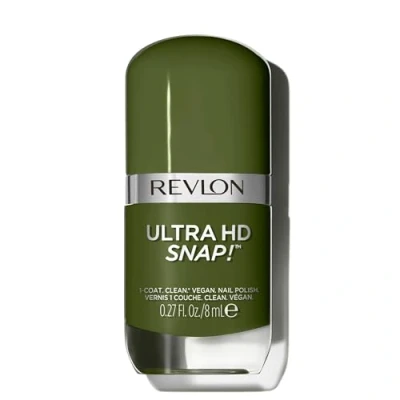 Image of Revlon Ultra HD Snap Nail Polish, Long Lasting Vegan Formula, Quick Drying &amp; One Coat Full Coverage Colour (8ml) Commander In Chief (022) Unisex