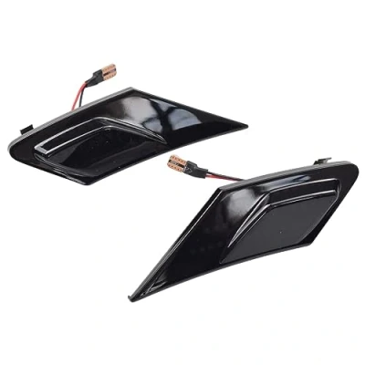 Image of Hacreyatu LED Dynamic Turn Signal Light For Toyota 86 FT86 GT86 Side Marker Indicator Sequential Lamp Scion FR S Subaru BRZ (Black)