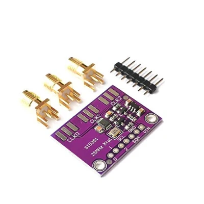 Image of iHaospace Si5351 Si5351A Clock Generator Breakout Board High Frequency Signal Square Wave