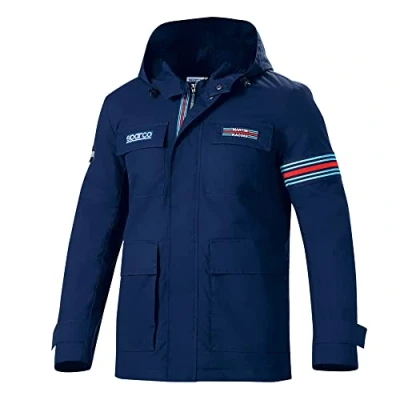 Image of Sparco De Campo Martini Jacket, Blue, L Unisex Adult
