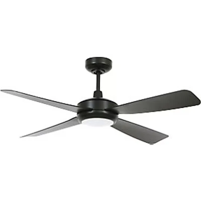 Image of Beacon Lighting ceiling fan with light Slipstream, black, quiet