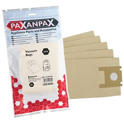 Image of Paxanpax VB080 Compatible Paper Bags Rowenta &#039;ZR455&#039; Tonixo Series (Pack of 5)