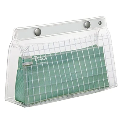 Image of KOKUYO Piiip Tool Pen Case, Japan Import, Sage Green, 1個 (x 1), Case