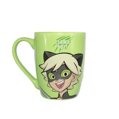 Image of ZAG STORE Miraculous Ladybug Heroez Cat Mug Black