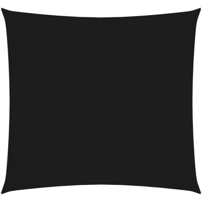 Image of vidaXL Sunshade Sail Oxford Fabric Square 7x7 m Black