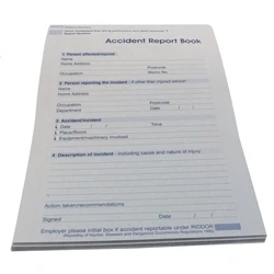 Image of Wallace Cameron Accident Report Book