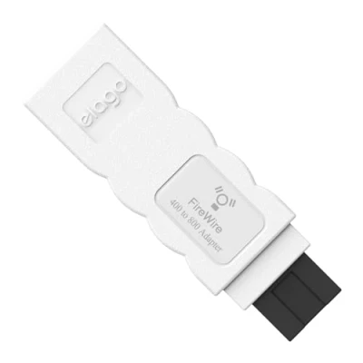 Image of elago FireWire 400 to 800 Adapter Compatible with Mac Pro, MacBook Mini, iMac and Other Computers White