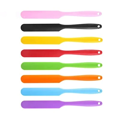 Image of jojnsha Silicone Stir Sticks Cake Cream Butter Spatulas Mixing Batter Scraper Non Stick Flexible Baking Spatula