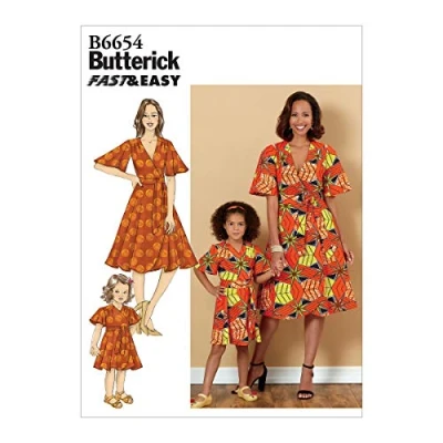 Image of Butterick Pattern B6662D5 Misses&#039; Top and Tie