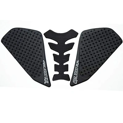 Image of KYN for Honda CBR1000RR 2004 2005 2006 2007 Motorcycle Transparent 3M Gas Tank Pad Anti Slip Stickers Side Fuel Grip Decal Protector (Black)