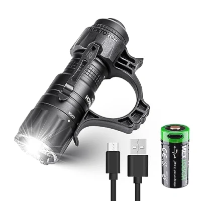 Image of Nextorch TA20 Tactical Torch, 1000 Lumens Torches LED Super Bright Rechargeable, Pocket Torch with 6 Modes IPX8 Waterproof Flashlight for Camping Hiking Emergency Outdoor