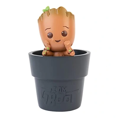 Image of Grupo Erik Marvel Groot Pen Holder For Desk Gifts Pot Pencil Plant Baby Cute