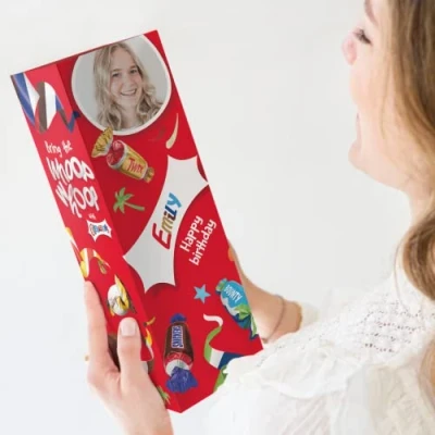 Image of Celebrations Personalised Chocolates Chocolate gift with name for Women or Men (Celebrations Giftbox)