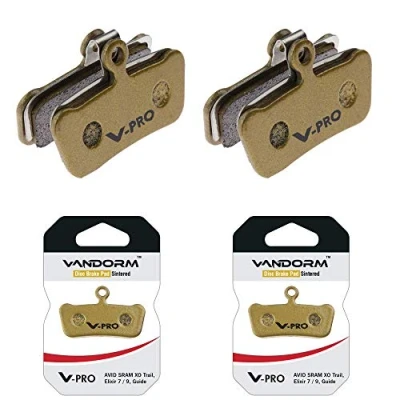 Image of Vandorm 2 PAIRS Avid Elixir, Sram XO, V PRO SINTERED COMPOUND Disc Brake Pads