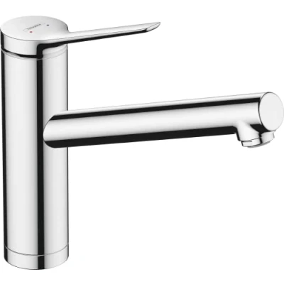 Image of hansgrohe Zesis M33 Kitchen Tap 160, installation in front of a window, 1 Spray, chrome, 74805000
