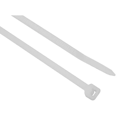 Image of Pro Power 370X4.8 mm NAT 100PK Cable Ties, Natural, 370 x 4.8 mm, Pack of 100