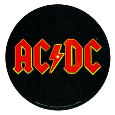 Image of AC/DC Plattentellerauflage Record Slip Mat