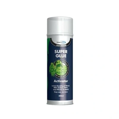 Image of Bond It 200/400ml Glue Monster Super Activator Aerosol Fast Setting DIY Cyanoacrylate Cure of Adhesive Fillets Spray (400ml)