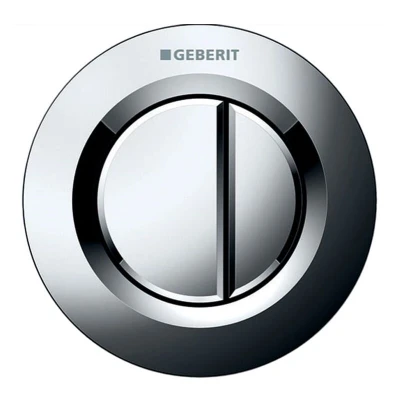 Image of Type 01 Dual Flush Plate Button for 120mm and 150mm Concealed Cistern Gloss Chrome Geberit