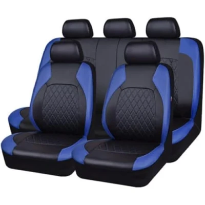 Image of Car Seat Set Suitable for Ford Tourneo Connect/Tourneo Connect/Grand V408/Tourneo Courier B460/Transit Leather Cover Sets Comfortable Genuine Accessories,B/Blue