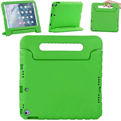 Image of FINDING Case for New iPad 10.2 Inch 2021/2020/2019 (9th/8th/7th Gen), Shockproof Lightweight Convertible Handle Stand Protective Kids Pro 10.5&quot; 2017, Air 3 10.5 2019 (green)