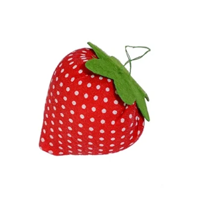 Image of AYPOHU Needle Pin Cushion Holder Sewing Strawberry Shaped Storage For Needlework Embroidery Craft Cute