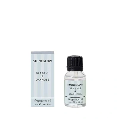 Image of Stoneglow Modern Classics Collection Sea Salt &amp; Oakmoss 15ml Scented Fragrance Oil (Blue)