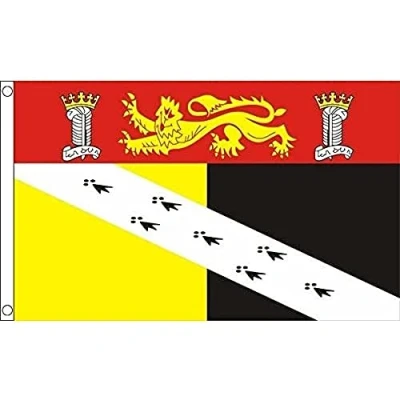 Image of AZ Flag Norfolk County 3x5 Ft 100D Polyester Of England Banner with Two Metal Grommets Fade Resistant Vivid Colors 3&#039; x 5&#039; Feet 150x90 Cm