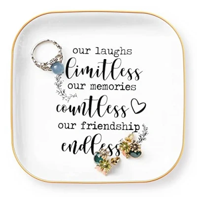 Image of Titanape Friendship Gifts for Women Trinket Dish, Unique Gift Friend Birthday Gifts, Wedding