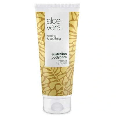Image of Australian Bodycare Aloe Vera Gel 100 ml After Sun Lotion Natural and Tea Tree Oil Cooling &amp; Moisturizing for itching, irritated skin, sunburns scratches 100% Vegan