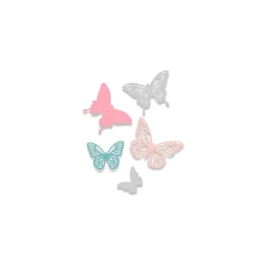 Image of Sizzix Thinlits Butterflies Multicolour, One Size