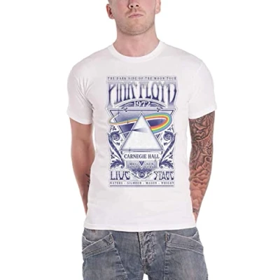 Image of Rockoff Trade Men&#039;s Pink Floyd Carnegie Hall T Shirt, White (White White), X Large