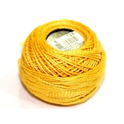 Image of DMC Cotton Perle Thread Size 5 725 per 10 Gram Ball