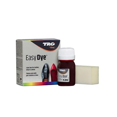 Image of TRG The One Easy Dye, Leather Shoe Color Restore Paint, 126 Cardinal, 25 ml