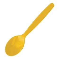 Image of Olympia Kristallon Polypropylene Spoons Yellow (12 pack)