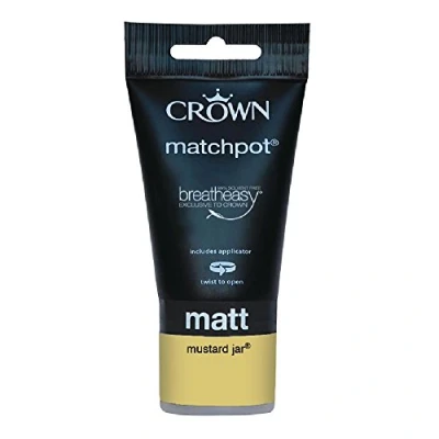 Image of Crown Matchpot Mustard Jar Matt