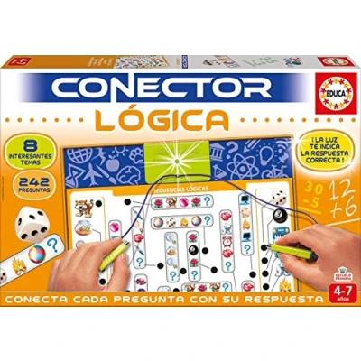 Image of Educa 17201 Logic Connector Educational Game for Kids, Multicoloured